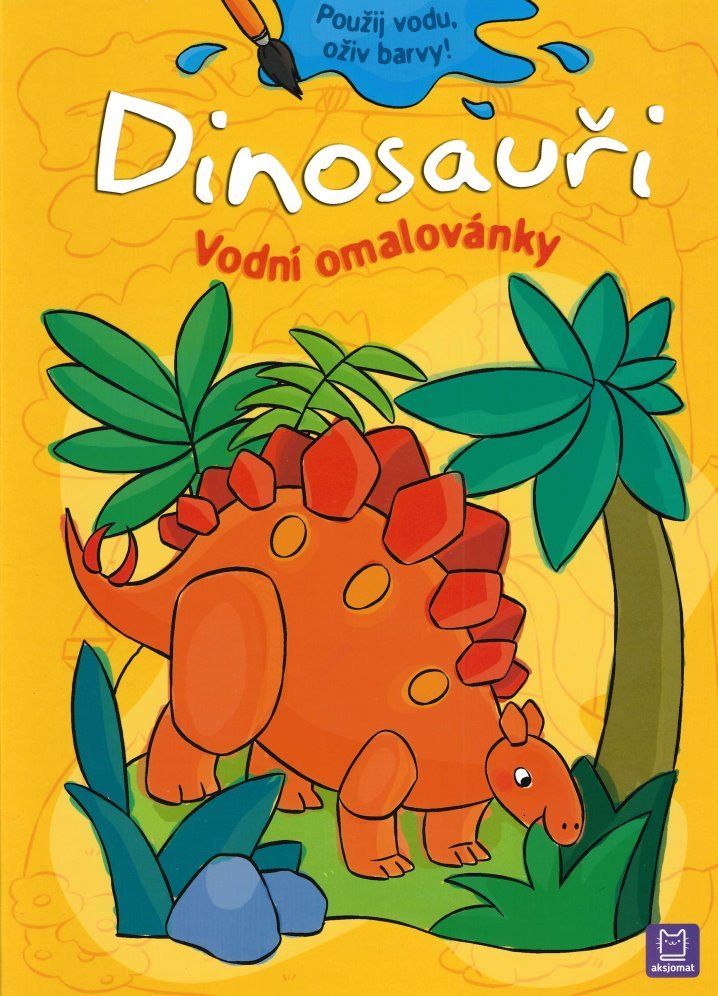 AKSJOMAT Vodní omalovánky Dinosauři - obrázek 1