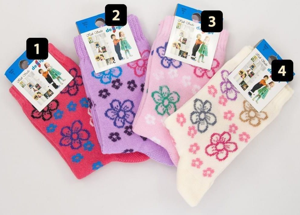 Design Socks dětské ponožky kytičky 1 - obrázek 1