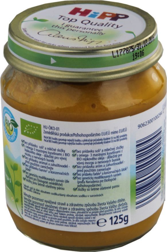 HiPP ZELENINA BIO Zeleninová směs 125g - obrázek 2