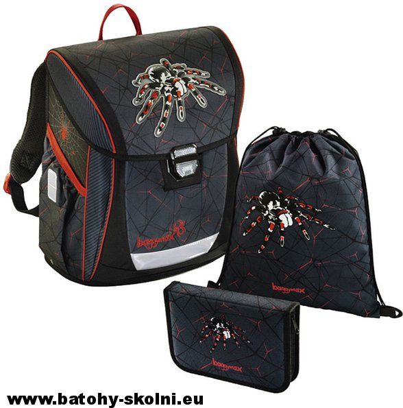 Školní aktovka 3 dílný set Pavouk Baggymax Fabby - Doprava Zdarma - obrázek 1
