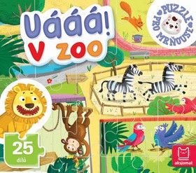 Puzzle Uááá! V zoo - obrázek 1