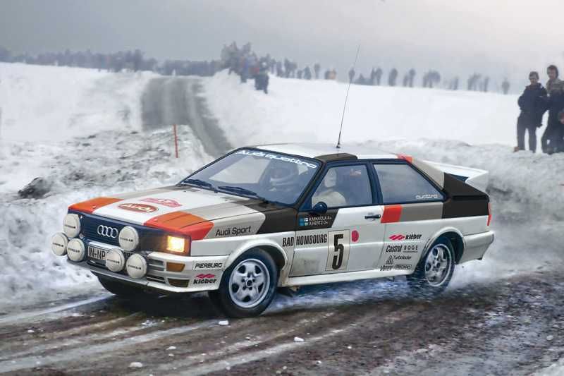 ITALERI Model Kit auto 3642 - Audi Quattro Rally (1:24) - obrázek 3