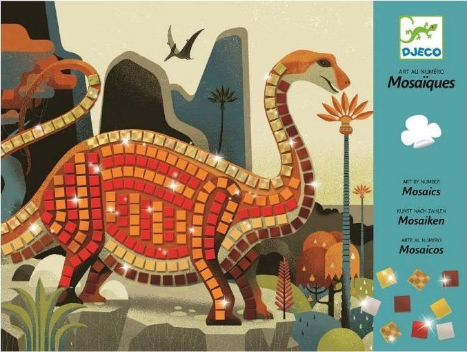 DJECO Mozaikové obrázky Dinosauři - obrázek 1