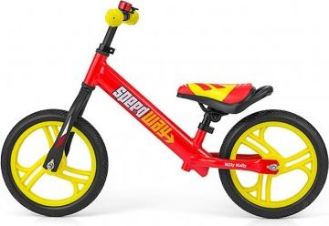 Dětské odrážedlo kolo Milly Mally Speedway 12" red, Červená - obrázek 1