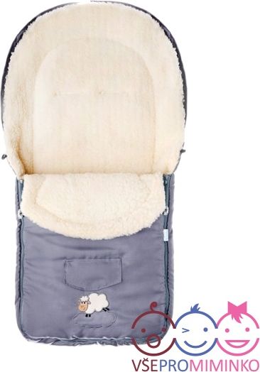 Zimní fusak Sensillo Classic BERÁNEK šedý light grey - obrázek 1