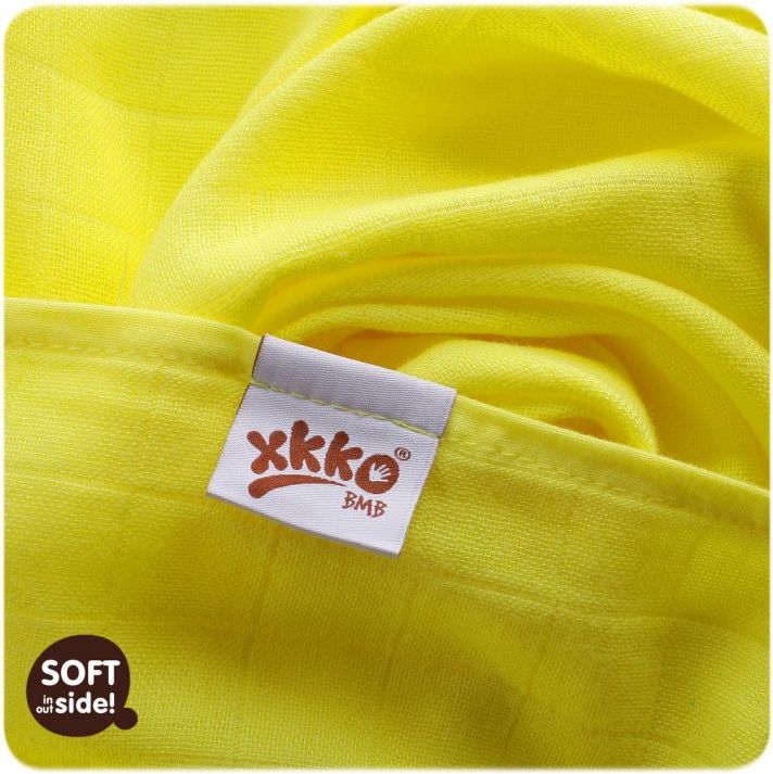 KIKKO Bambusové pleny Colours 70x70 (3 ks) – lime, lemon, orange - obrázek 2