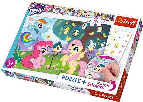 TREFL Puzzle se samolepkami My Little Pony 35 dílků - obrázek 1