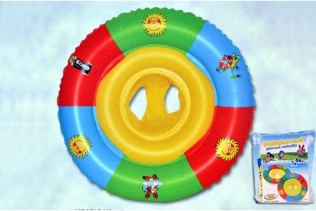 Baby kruh Krtek pro nejmenší nafukovací 68cm v sáčku 12-24 měsíců - obrázek 1