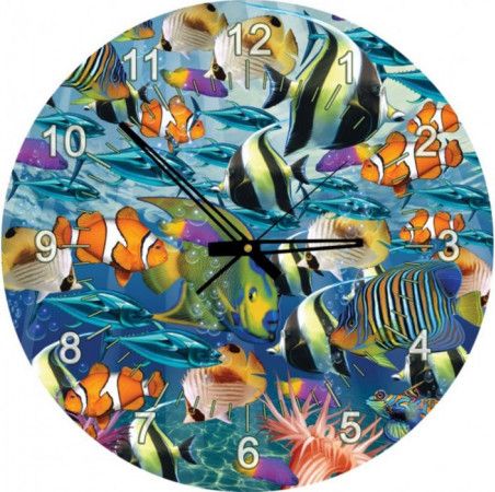 ART PUZZLE Puzzle hodiny Svět mořských ryb 570 dílků - obrázek 1