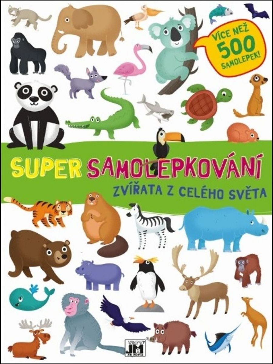 Jiri Models Super samolepkování Zvířata světa - obrázek 1