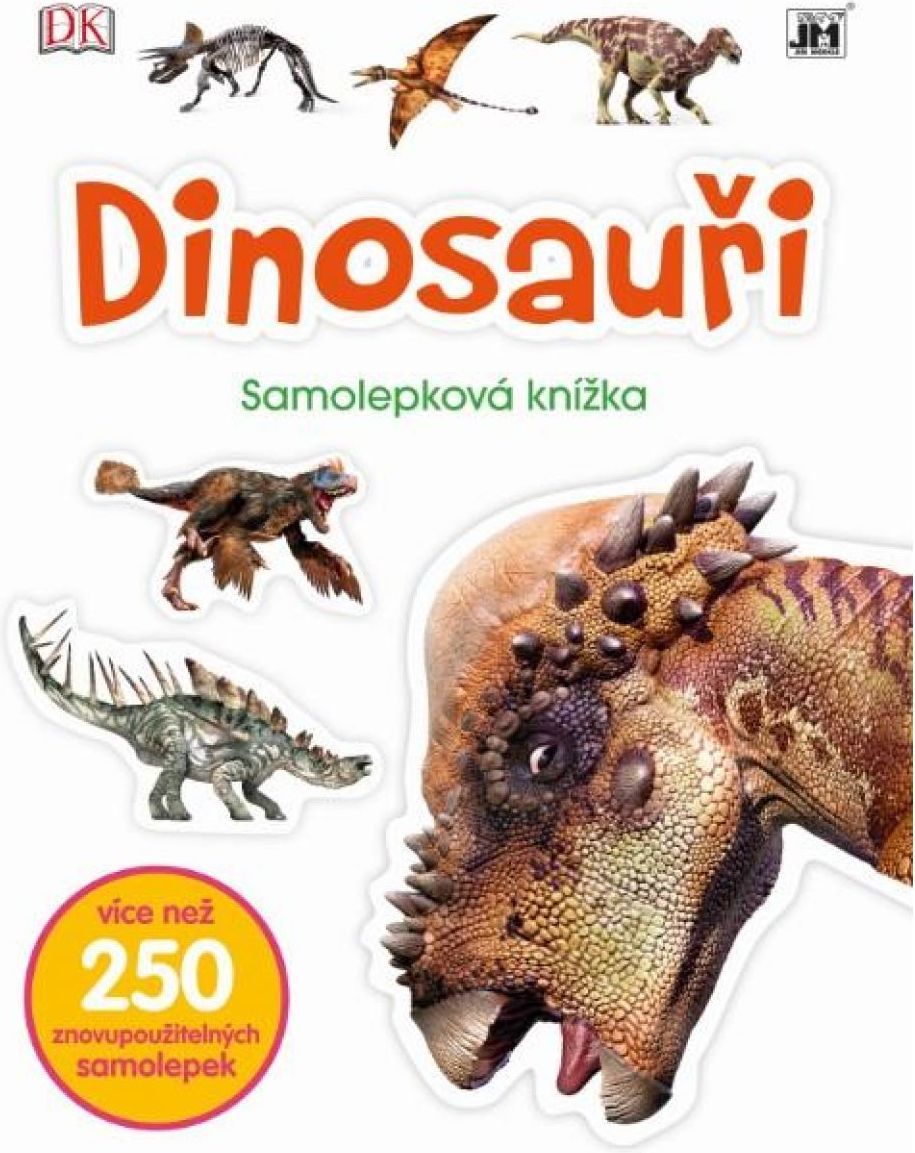 Jiri Models Naučné samolepkové knížky Dinosauři - obrázek 1