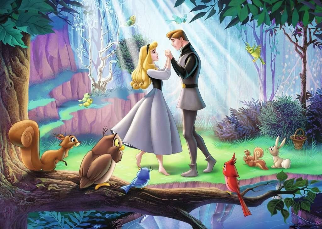 RAVENSBURGER Puzzle Šípková Růženka 1000 dílků - obrázek 1
