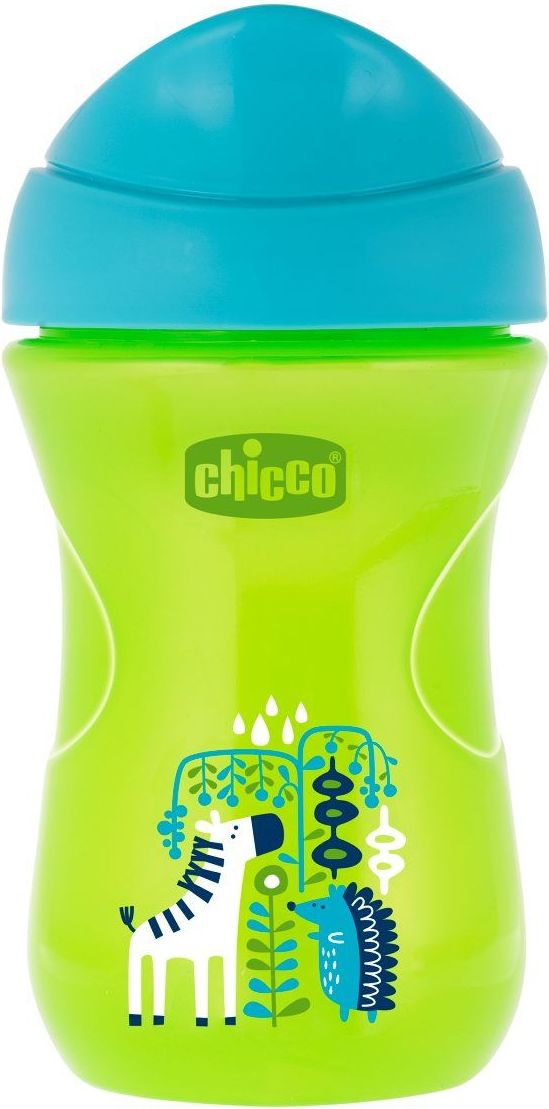CHICCO Hrneček Easy s tvrdým pítkem 266 ml, 12m+ - kluk - obrázek 2