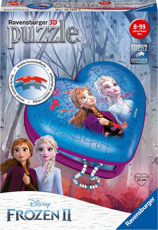 RAVENSBURGER 3D puzzle Srdce Ledové království 2, 54 dílků - obrázek 1