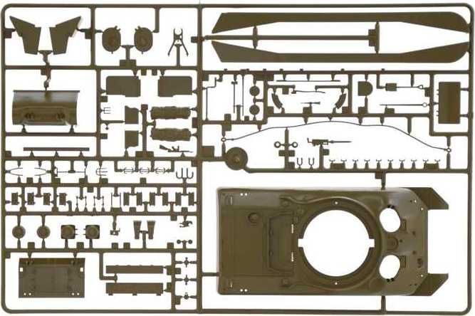 ITALERI Model Kit tank 6547 - M32B1 ARMORED RECOVERY VEHICLE (1:35) - obrázek 4