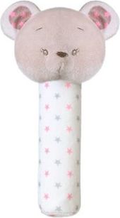 BabyOno Plyšová pískací hračka Bear Suzie, 17 cm - obrázek 1