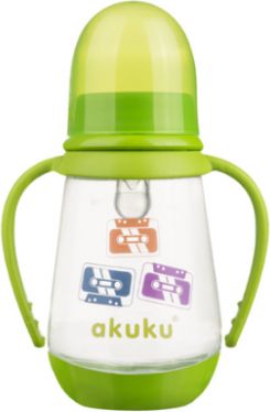 AKUKU Lahvička 125 ml  Kazety - zelená - obrázek 1