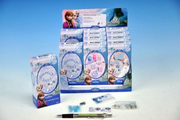 Kreativní sada Ledové království/Frozen asst 3 druhy v krabičce 6x13x3cm 12ks v boxu