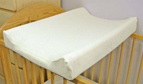 Baby Nellys Froté potah na přebalovací podložku, 60cm x 80cm - ecru - obrázek 1