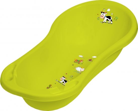 Keeeper Dětská vanička Funny Farm 100cm - zelená - obrázek 1