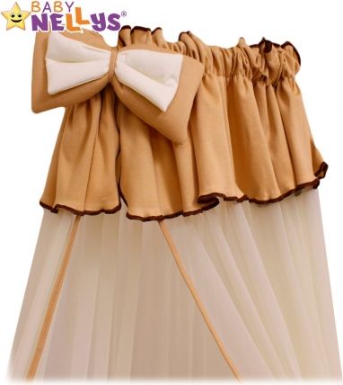 Baby Nellys Nebesa šifon - sv. hnědé - obrázek 1