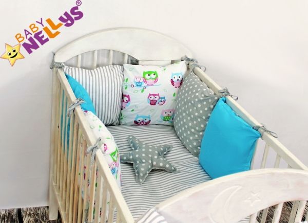 Baby Nellys Mantinel Be Love Lux polštářkový s povlečením vzor č. 9 - obrázek 1