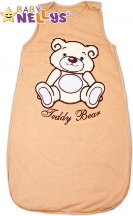 Spací vak Teddy Bear, Baby Nellys - hnědý vel. 2+ - obrázek 1