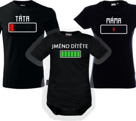 DEJNA Máma, Táta, Baby Baterie - sada 3ks - obrázek 1