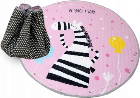 Tutumi Hrací deka - koš na hračky 150 cm - Zebra - obrázek 1