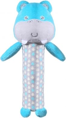BabyOno Plyšová pískací hračka Hippo Marcel, 17 cm - obrázek 1