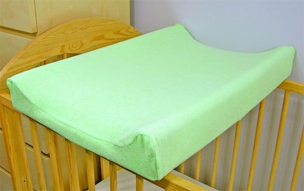 Baby Nellys Froté potah na přebalovací podložku, 70cm x 50cm - zelený - obrázek 1