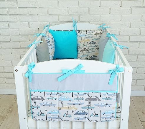 Baby Nellys Praktický kapsář na postýlku - Be Love Retro - č. 22 - obrázek 1