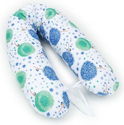 Mamo Tato Kojící polštář - relaxační poduška Multi Pampelišky modré - obrázek 1