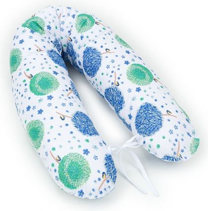 Mamo Tato Kojící polštář - relaxační poduška Multi Pampelišky modré - obrázek 1