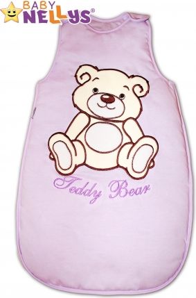 Spací vak Teddy Bear Baby Nellys - lila vel. 2 - obrázek 1