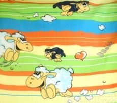 NELLYS Rovný mantinel - Barevné ovečky - obrázek 1