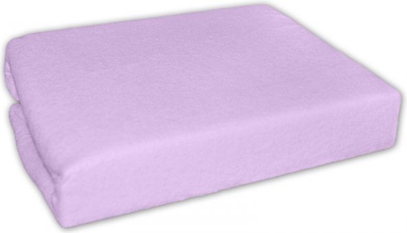 Baby Nellys Froté prostěradlo 140x70cm - lila - fialková - obrázek 1