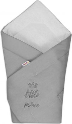 Baby Nellys Rychlozavinovačka Little Prince 78x78 - jersey - šedá - obrázek 1