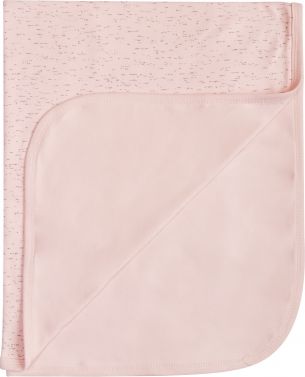Mamatti Bavlněná dětská deka Cat 80 x 90 cm - růžová - obrázek 1