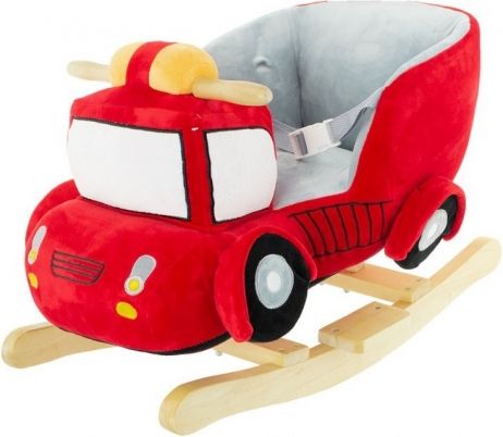 Euro Baby Houpací Požární auto s melodii - červená - obrázek 1