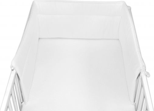Baby Nellys Mantinel do postýlky 30x180 cm - bílý - obrázek 1