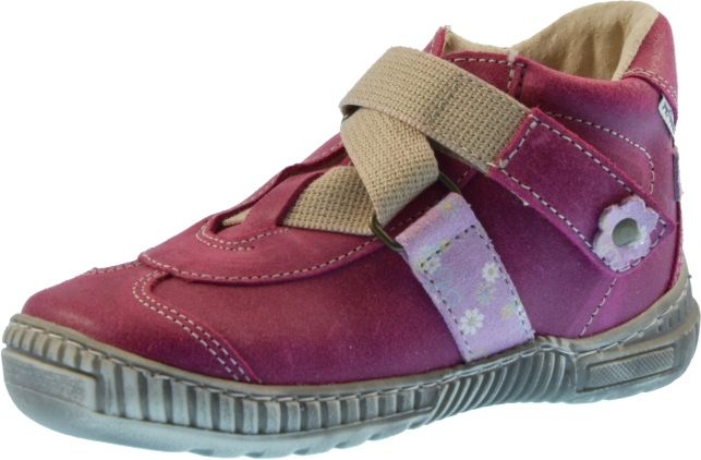 Dětské celoroční boty Pegres 1403A Růžová kytička (26) - PEGRES obuv s.r.o. - obrázek 1