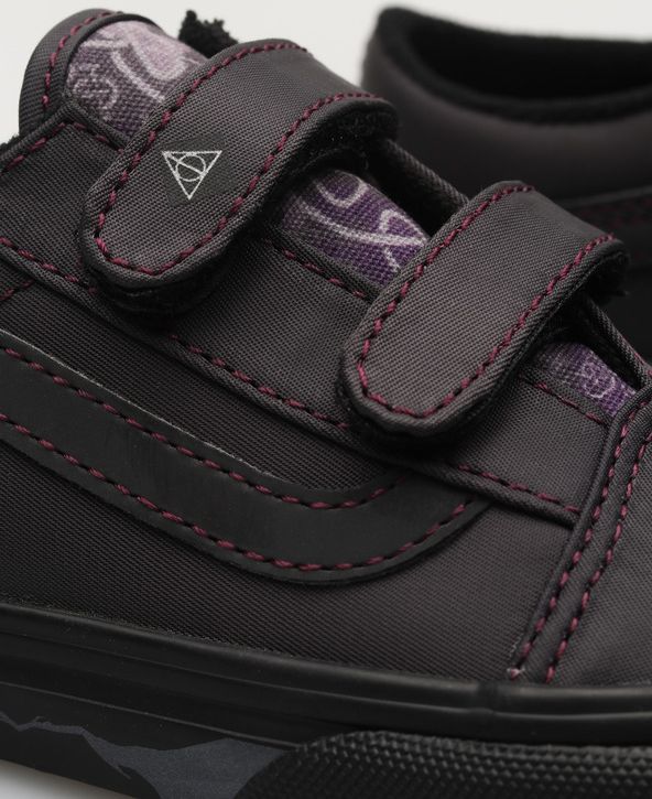 Deathly Hallows Tenisky dětské Vans | Černá | Chlapecké | 24 - obrázek 4