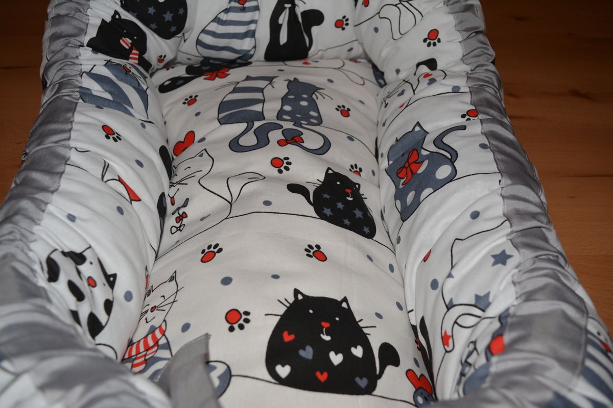 KHC Výhodný set Hnízdečko pro miminko+Mantinel do postýlky+Kapsář - obrázek 8