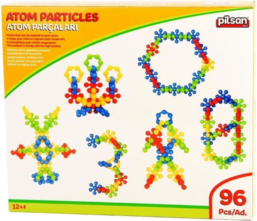 Pilsan Toys Stavebnice Atomové částice 96 ks - obrázek 1