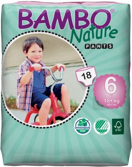 BAMBO NATURE Pants XL (18+ kg) 18 ks - plenkové kalhotky - obrázek 1