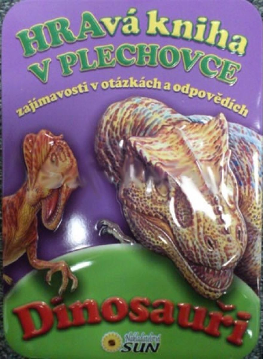 Sun Dinosauři Hravá kniha v plechovce - obrázek 1