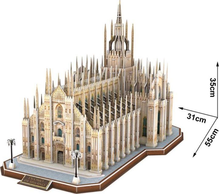 CUBICFUN 3D puzzle Milánský dóm 251 dílků - obrázek 2