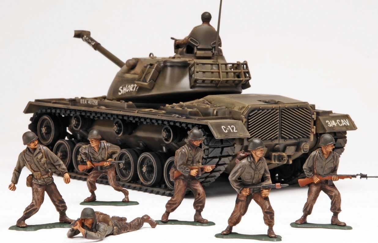 Plastic ModelKit MONOGRAM tank 7853 - M-48 A2 Patton Tank (1:35) - obrázek 1