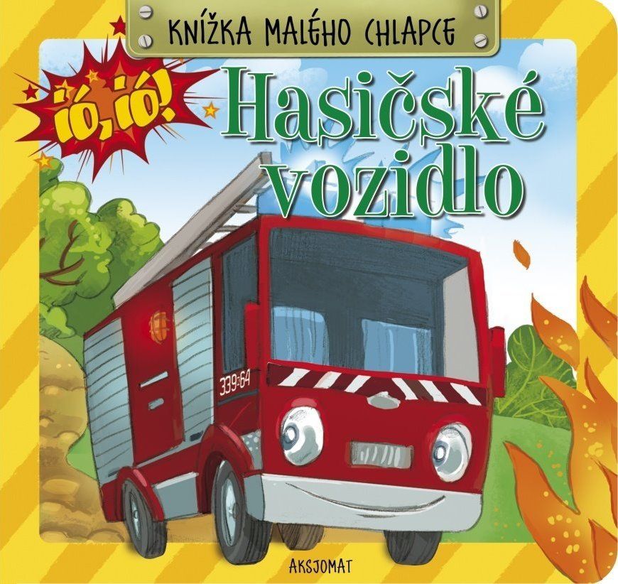 AKSJOMAT Knížka malého chlapce Hasičské vozidlo - obrázek 1